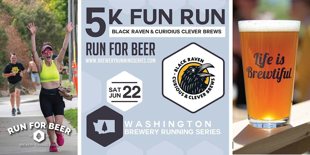 5k Beer Run x Black Raven Brewery | 2024 Washington Brewery Running Series