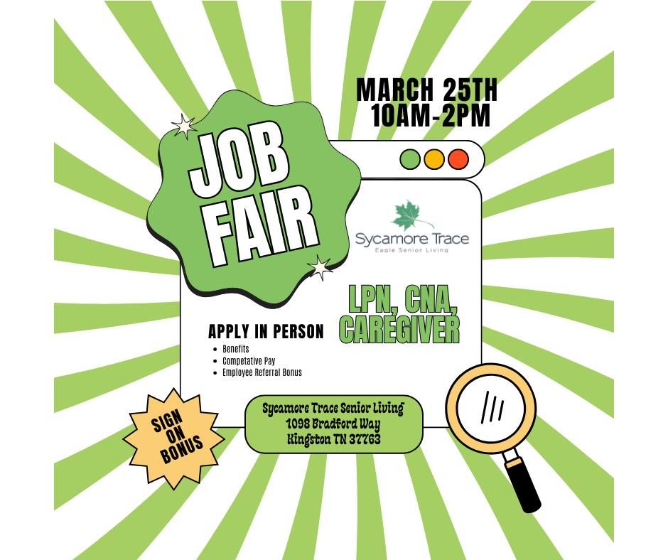 Job Fair at Sycamore Trace Senior Living 