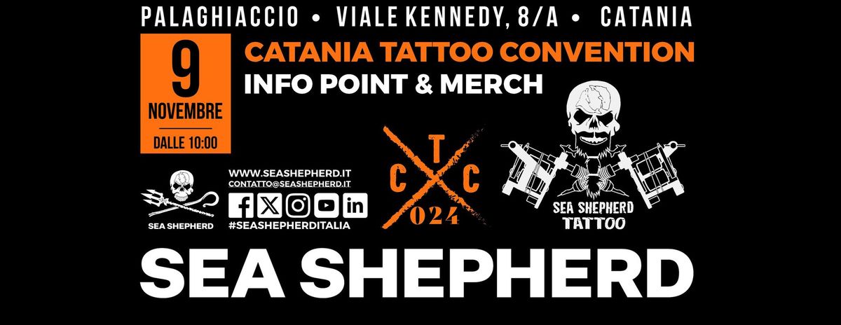 Sea Shepherd - Catania Tattoo Convention | Infopoint & Merch | 09\/11