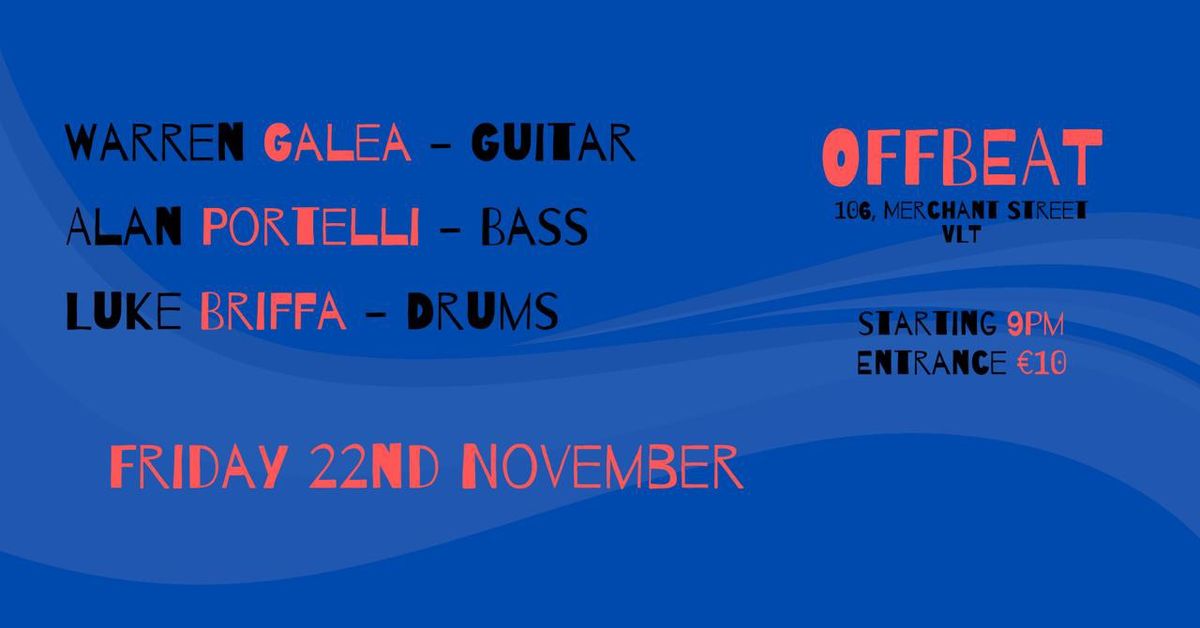 Galea Portelli & Briffa Trio | Offbeat