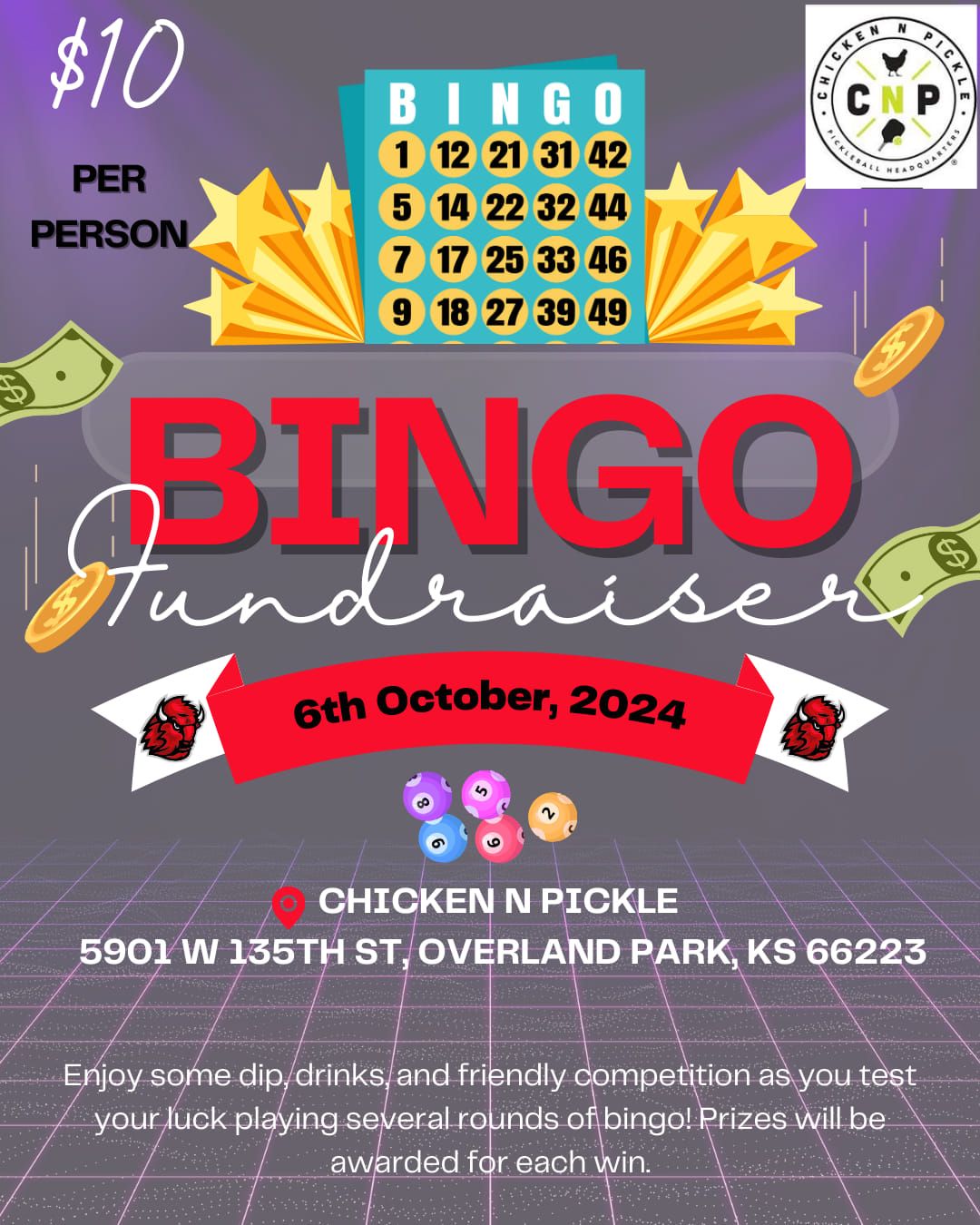 Bingo Night at Chicken N Pickle!