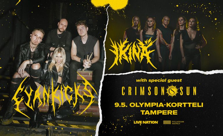 Cyan Kicks & IKIN\u00c4 + Crimson Sun @ Olympia-kortteli, Tampere (9.5.2025)