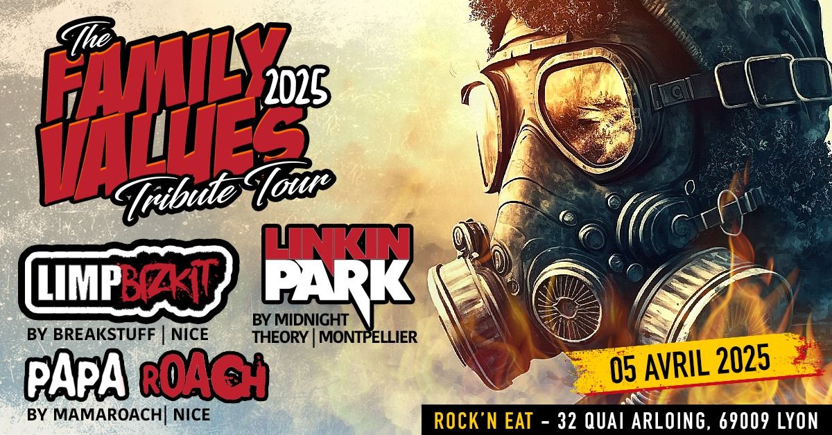 [LYON] Concert Tribute : LINKIN PARK - LIMPBIZKIT - PAPA ROACH