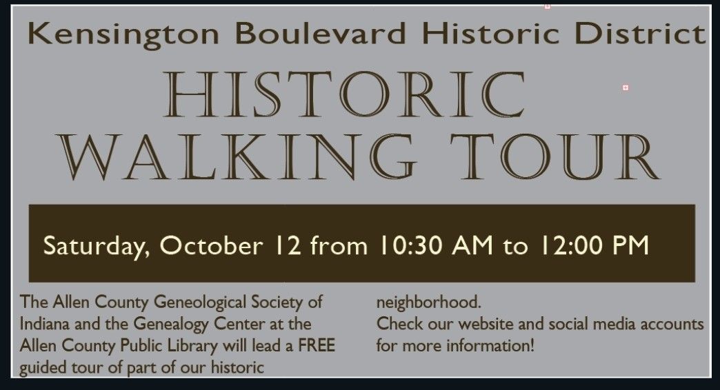 Kensington Blvd Historic Walking Tour