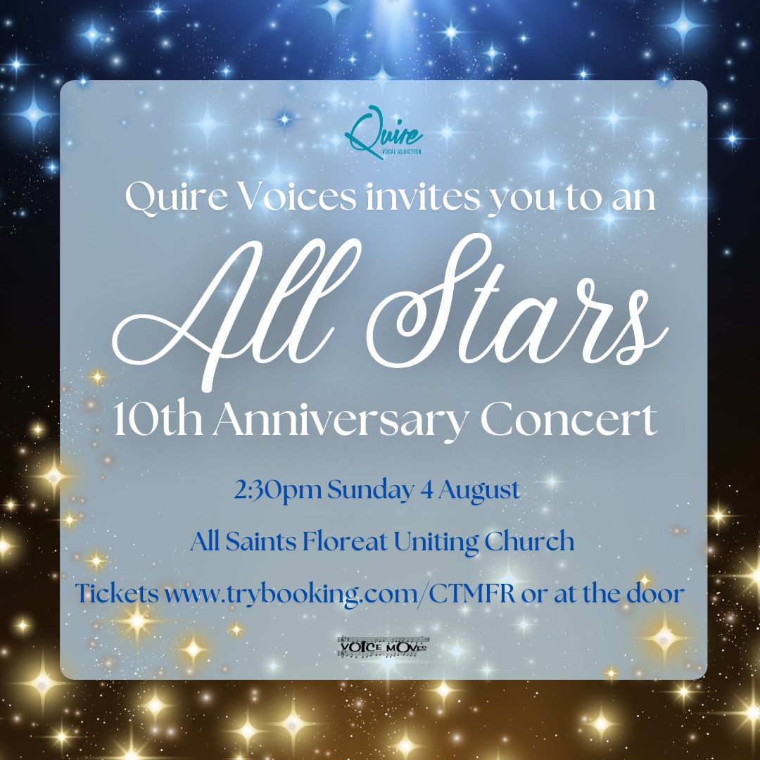 Quire Voices 10th Anniversary Concert