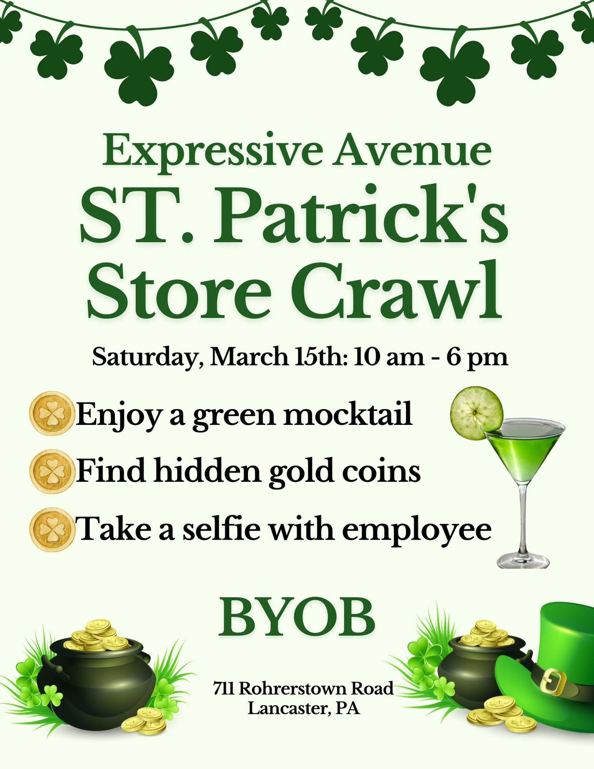 St. Patrick's Day Store Crawl