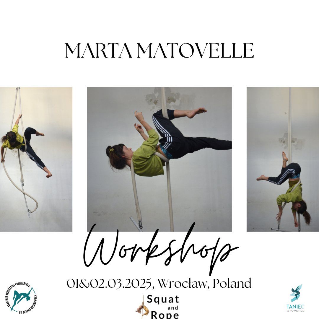 AERIAL TRAPEZ & HOOP WORKSHOP with Marta Matovelle