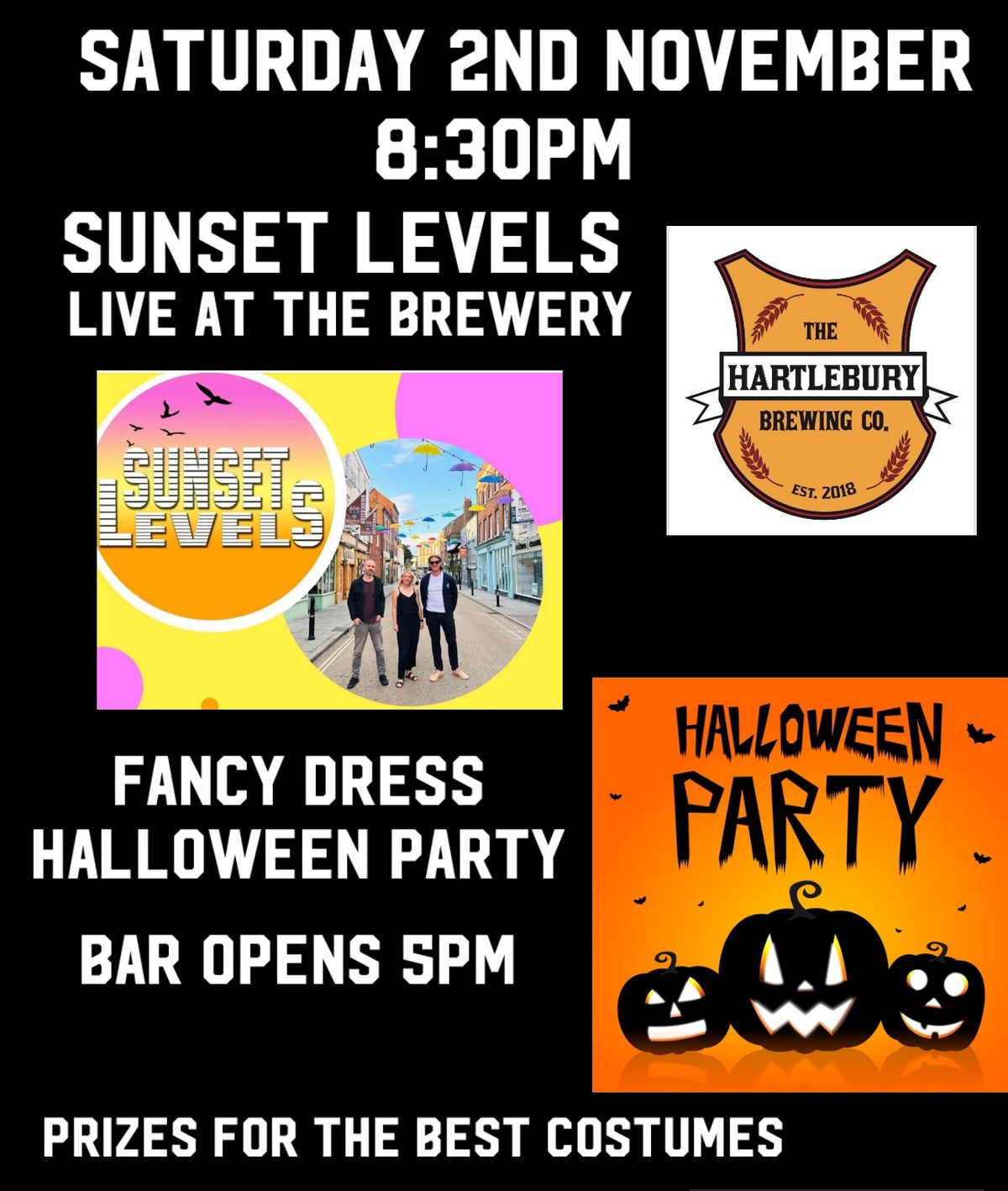 Halloween Party - Live music Sunset Levels