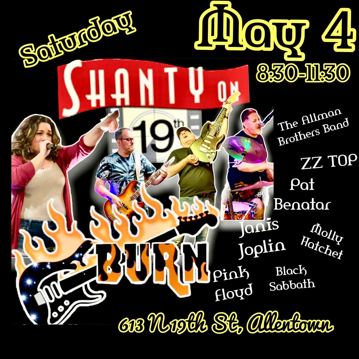 BURN SHAKIN\u2019 the Shanty on 19th street! 