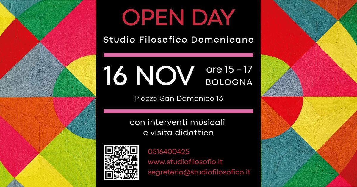 Open Day - Laurea Triennale in Flosofia  - SFD Bologna