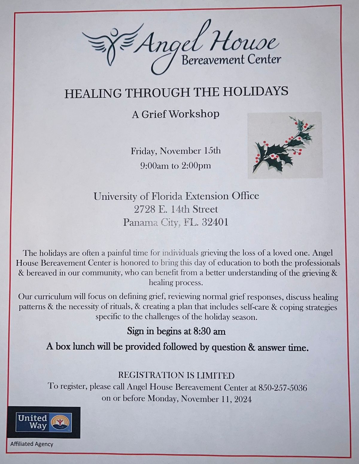 Healing Through the Holidays