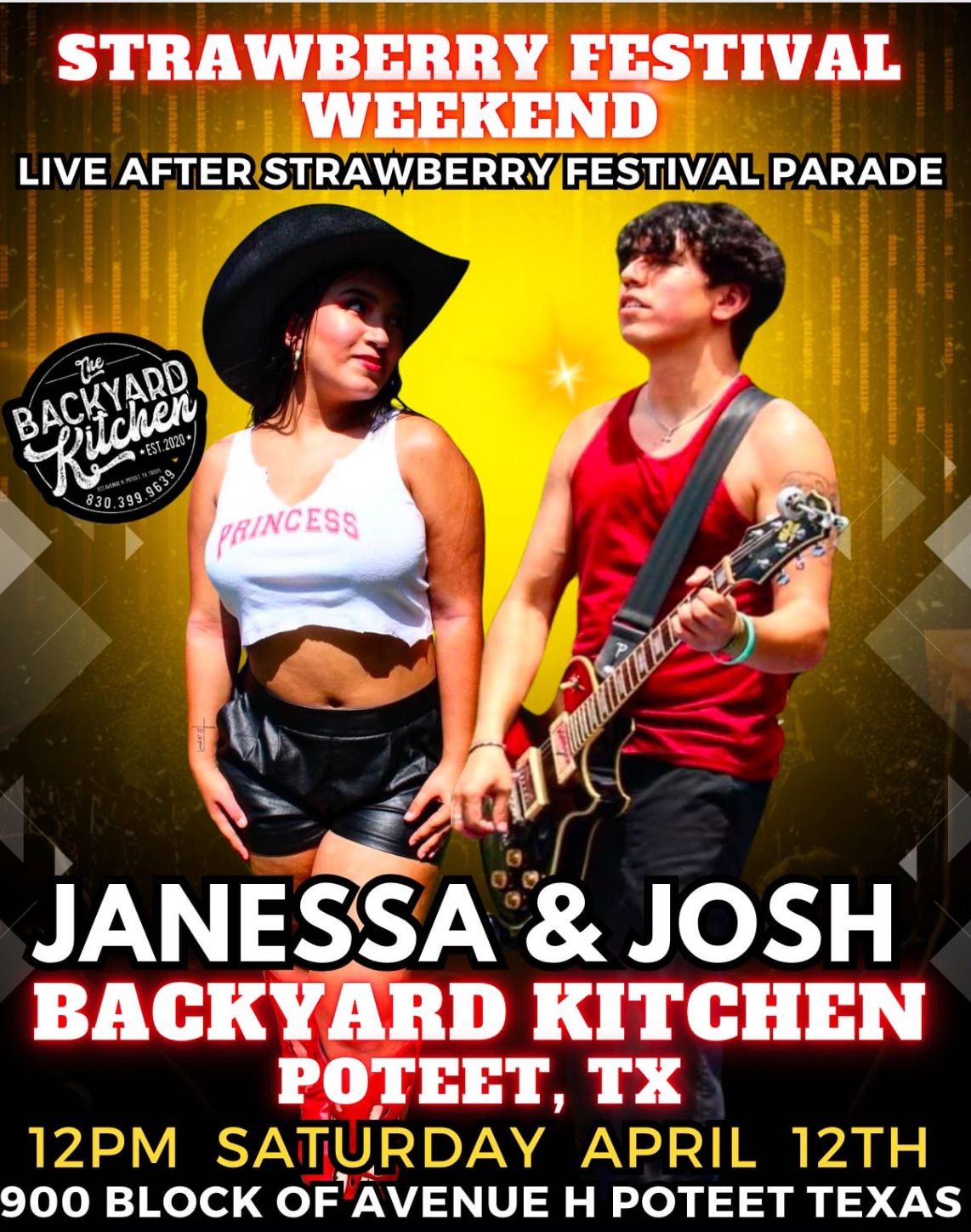 Janessa & Josh Live At BYK Strawberry Festival 2025