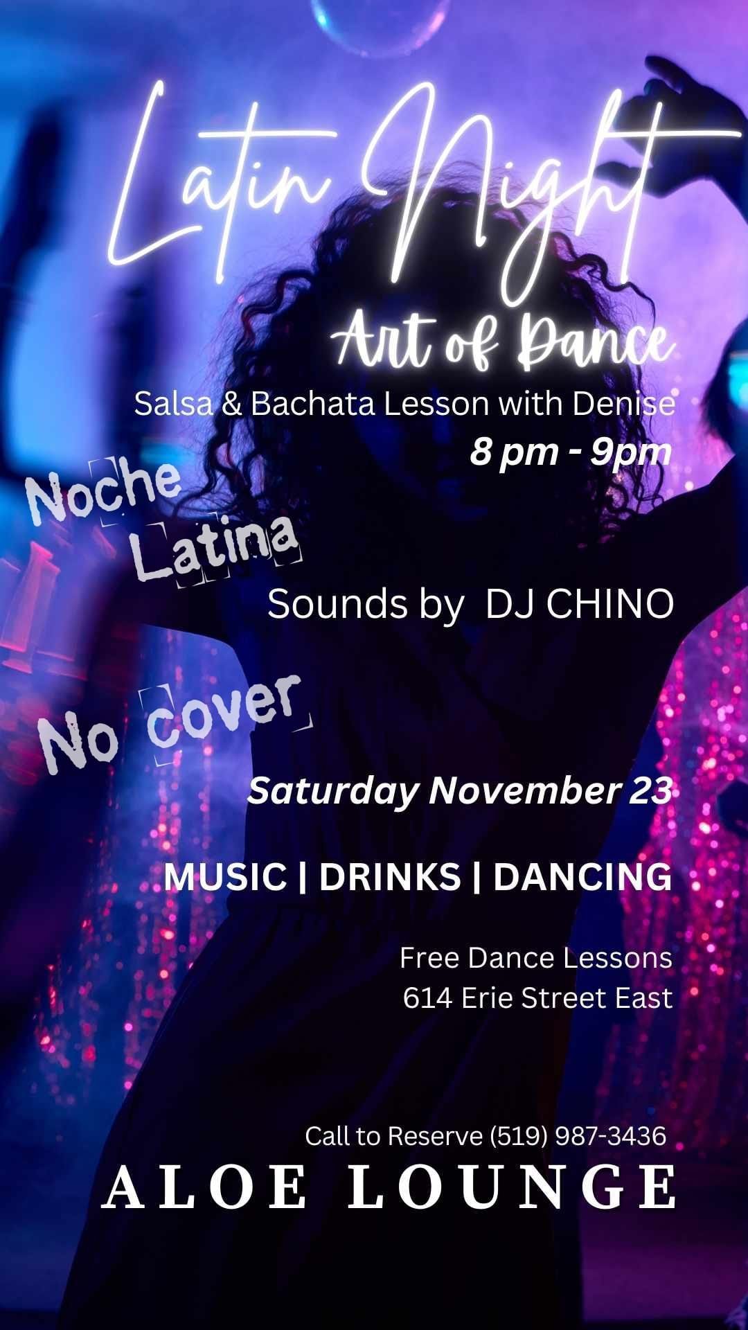 Latin Night\/ Noche Latina \ud83c\udfb6\ud83d\udc83\ud83d\udd7a\ud83c\udfbc No Cover Charge. 