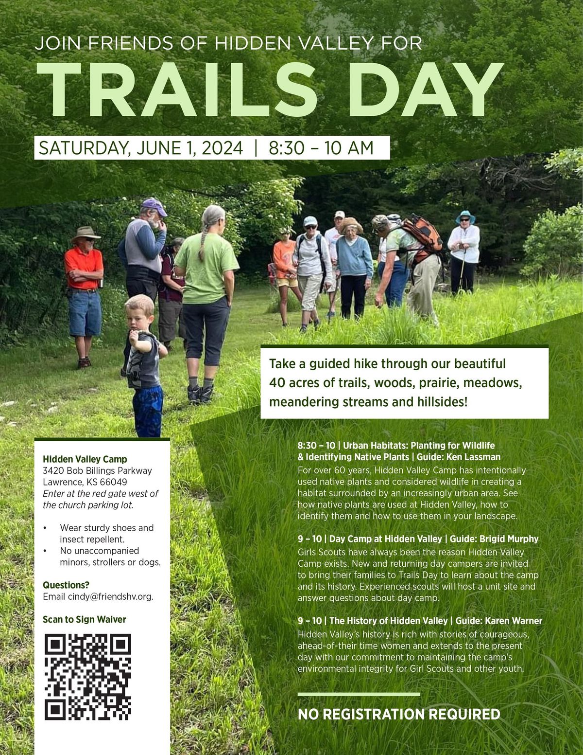 Friends of Hidden Valley National Trails Day