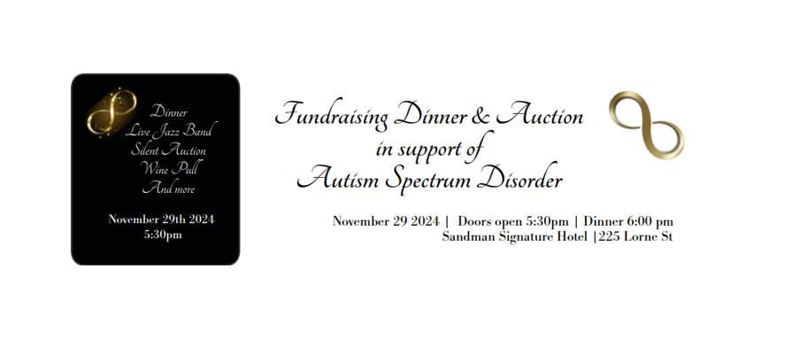 Fundraising Dinner, Auction and more to support Autism Spectrum Disorder