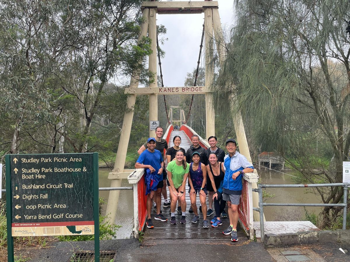 10km Trail run from Studley Park Boathouse 