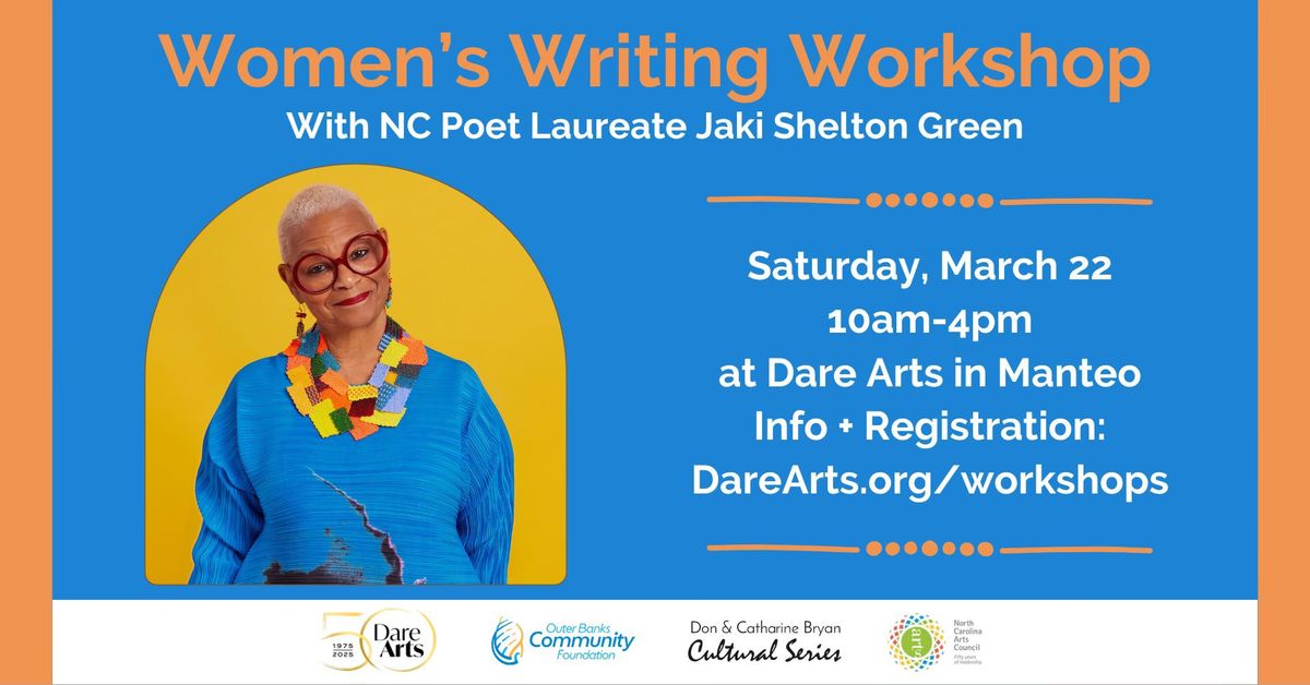 Workshop Is Full- Women's Writing Workshop with NC Poet Laureate Jaki Shelton Green