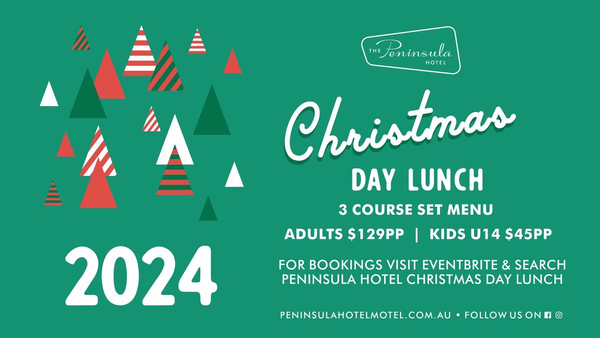 Peninsula Hotel Christmas Day Lunch - Wednesday Dec 25, 2024