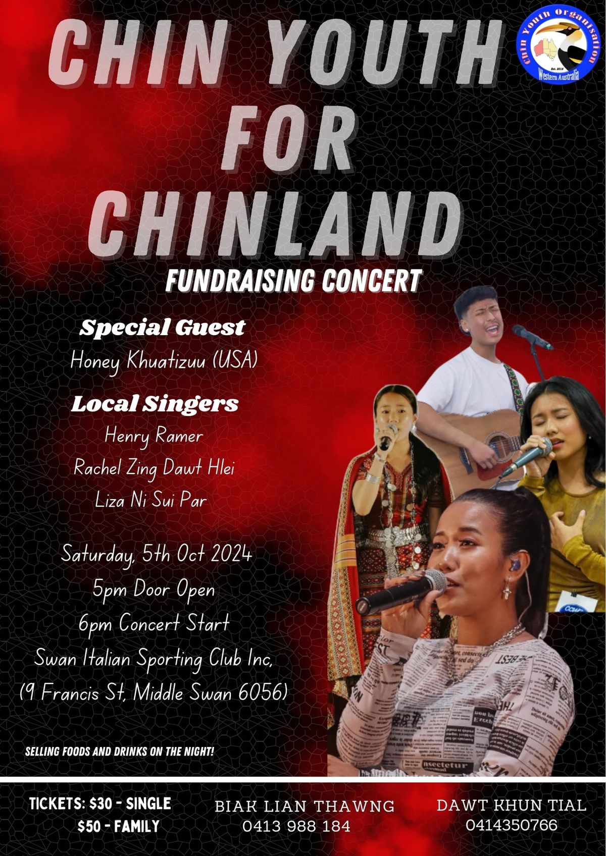 Chin Youth for Chinland Fundraising Concert 