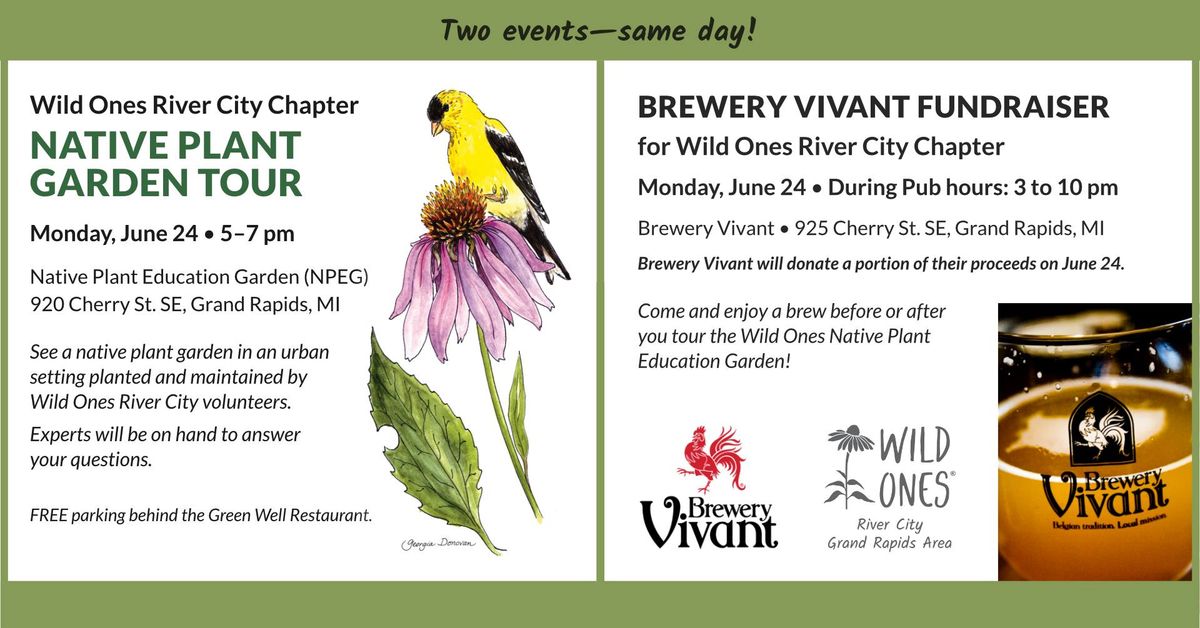 Native Plant Garden Tour & Brewery Vivant Fundraiser
