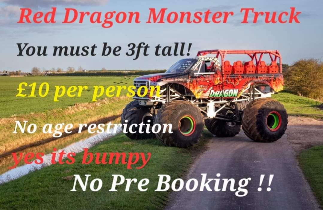 Monster Truck Passenger Rides at Monster Truck Nationals, Santa Pod