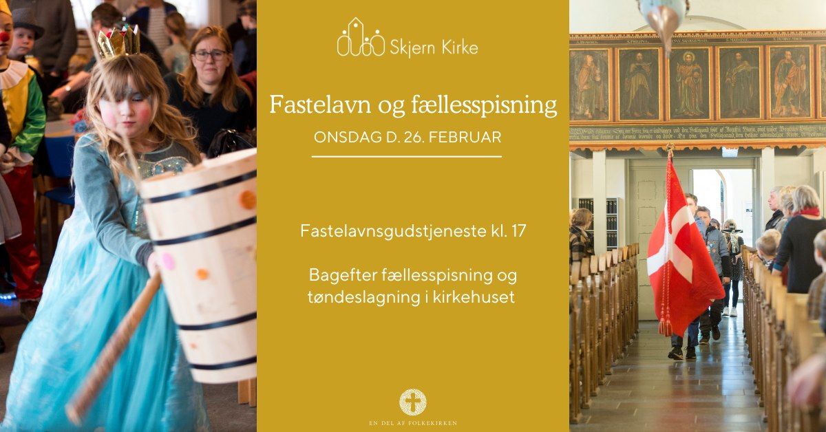 Fastelavnsgudstjeneste og f\u00e6llesspisning