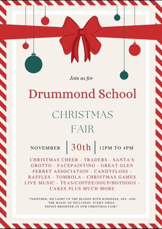 Drummond Christmas Fair \ud83c\udf85\ud83c\udffc