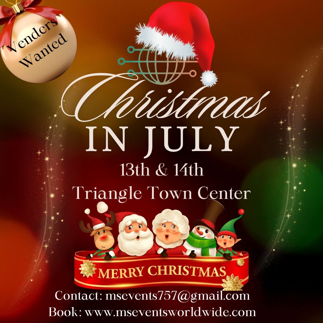 Christmas in July Vendor Event