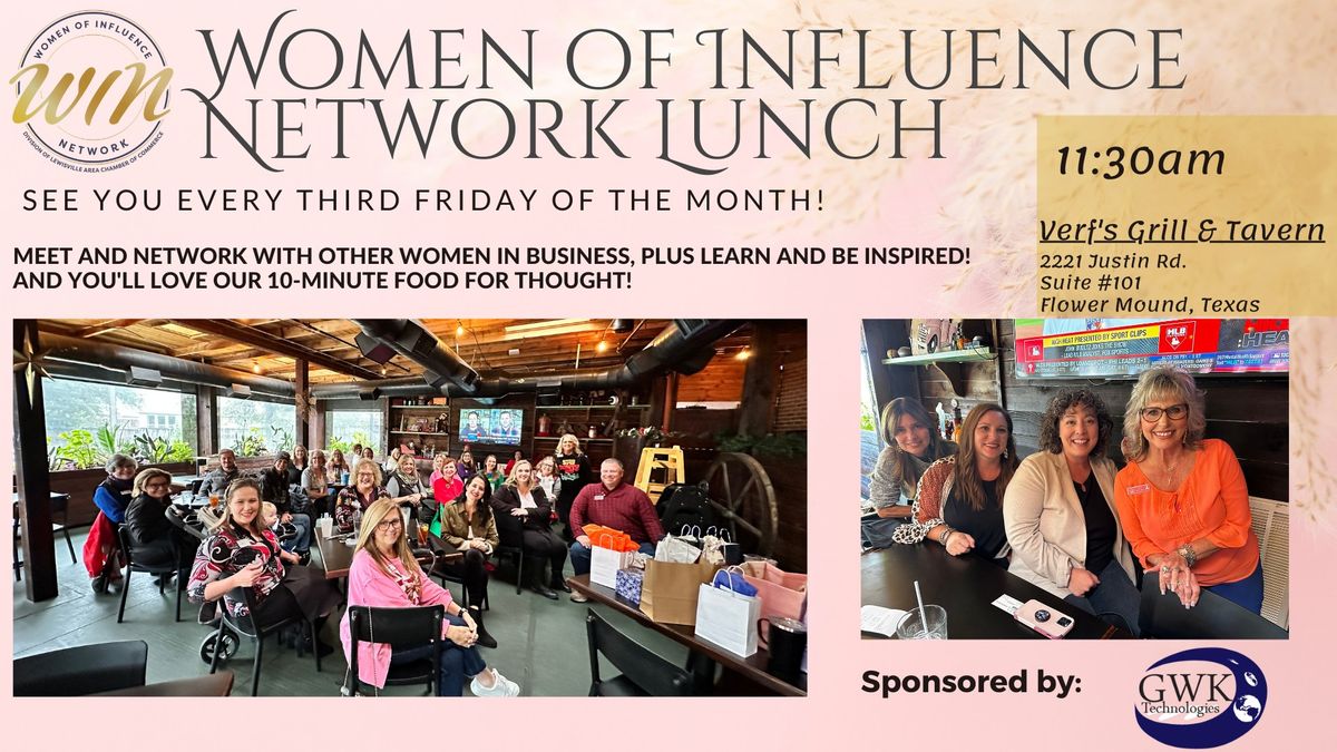 Women of Influence Networking Lunch