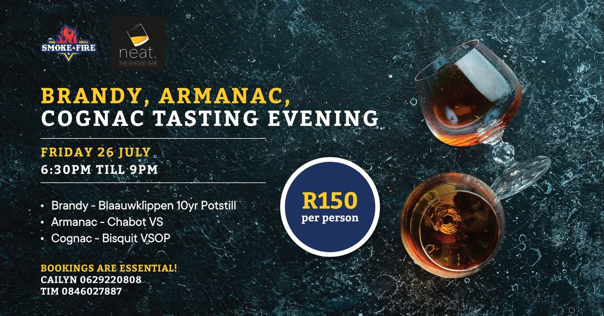 Brandy, Armagnac & Cognac Tasting Evening ?