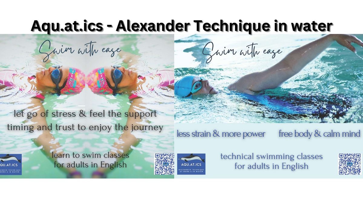 Fully booked: Ladies\/Module 2: Continue learning to swim with the Alexander Technique