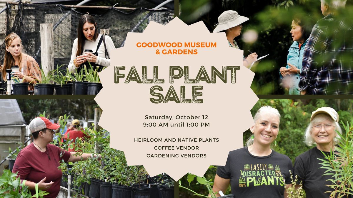 Fall Plant Sale | Goodwood Museum & Gardens