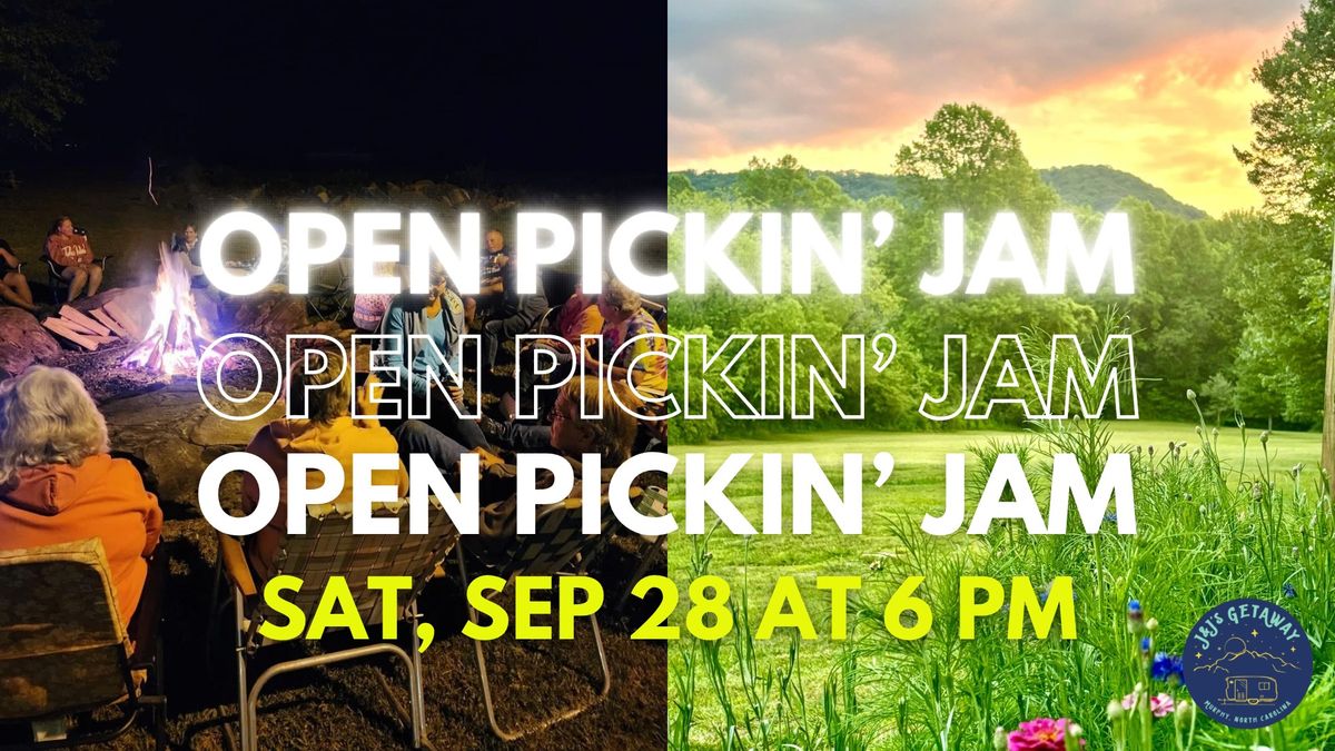 Open Pickin' Session at J&J's Getaway Bluegrass Campout