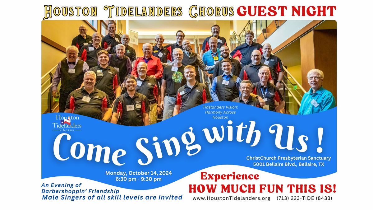 Guest Night - Come Sing Harmony!