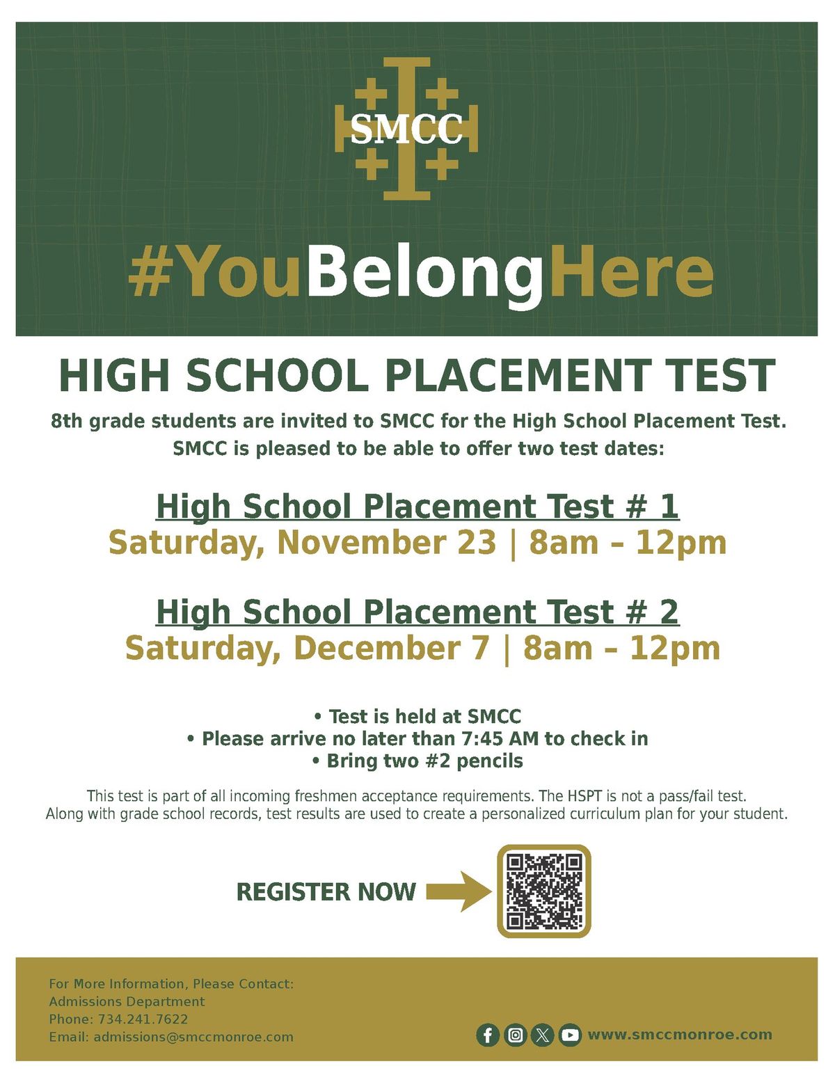 High School Placement Test #2