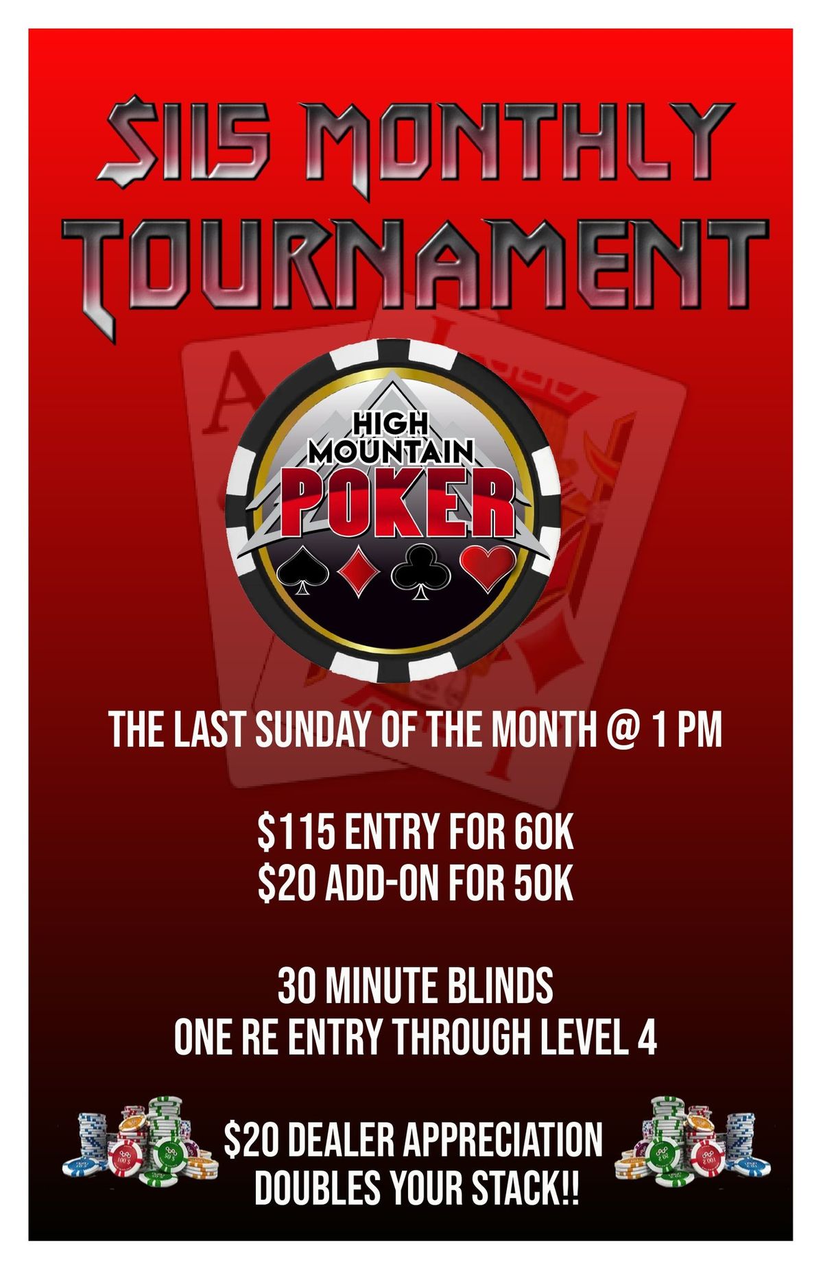 $115 Month Tournament 