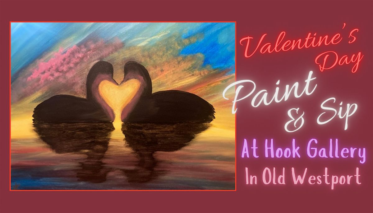 Valentine\u2019s Day Paint and Sip - Social Art Event  | Relax, Learn, & Create