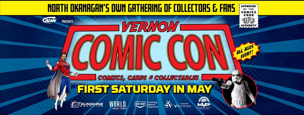 Vernon Comic Con Expands, Again! Adding an arena to our VCC Campus.   Follow New (official) FB Page.