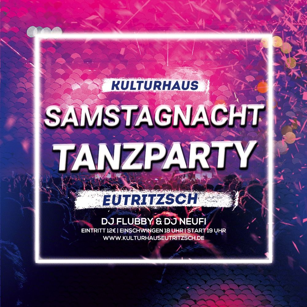 Samstagnacht-Tanzparty