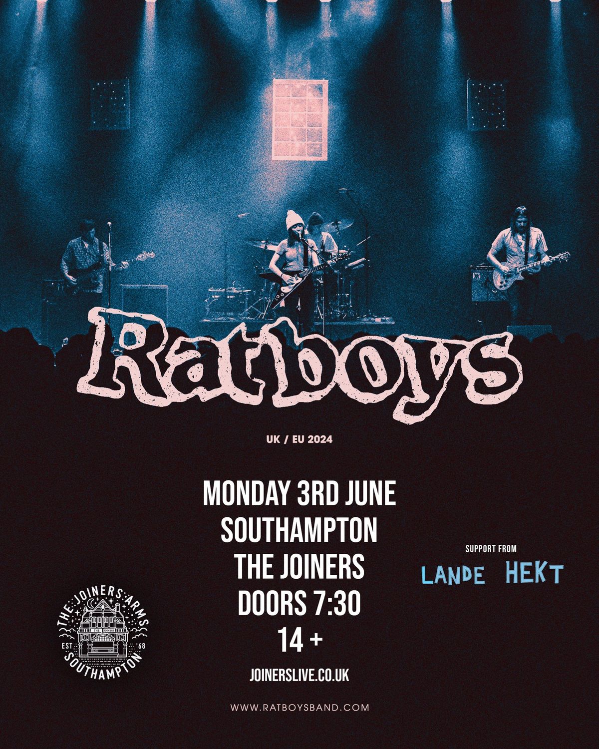 Ratboys + Lande Hekt at The Joiners, Southampton