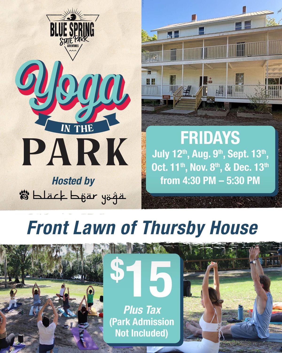 Yoga in the Park with Black Bear Yoga 