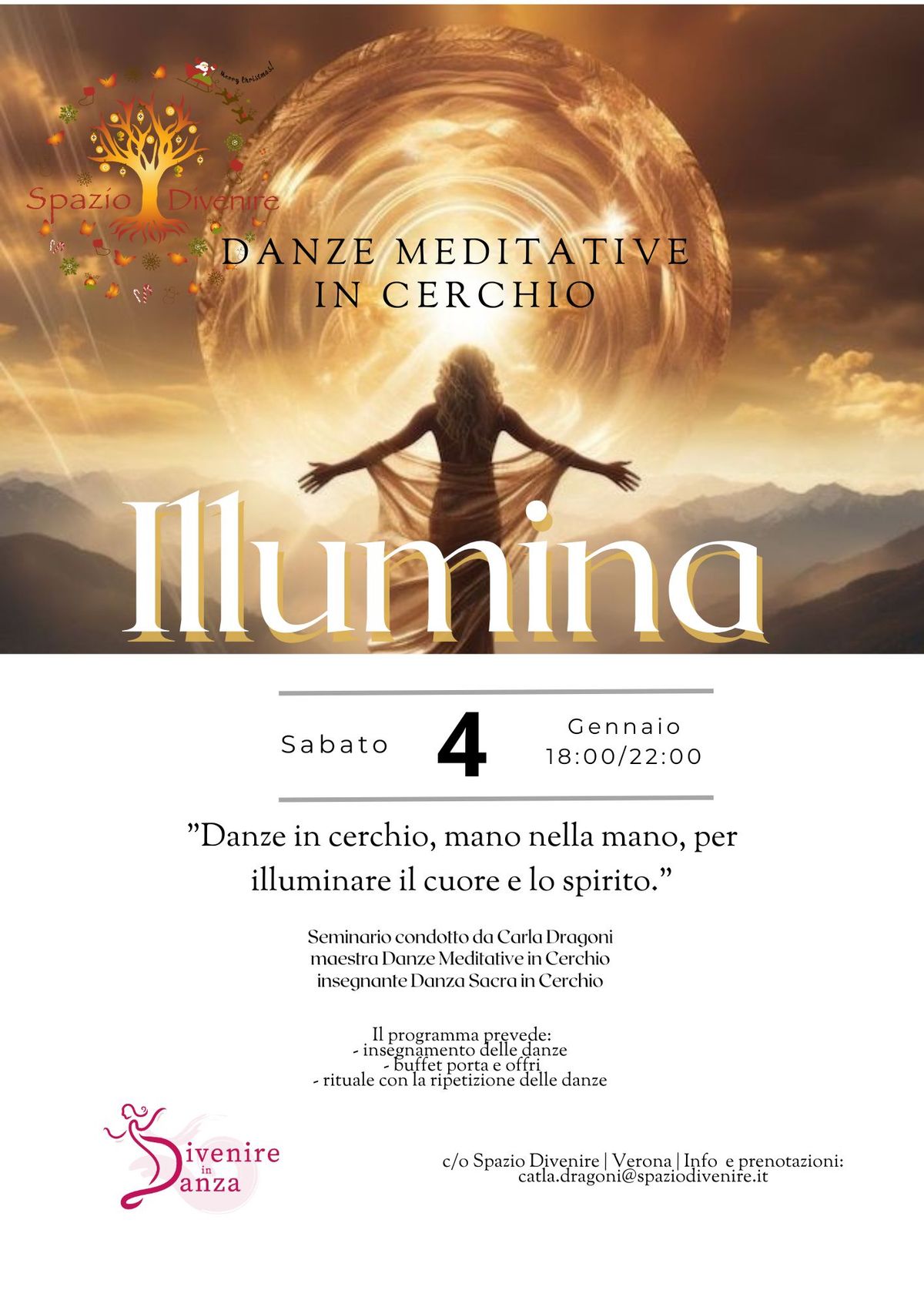 ILLUMINA seminario breve Danze Meditative in Cerchio