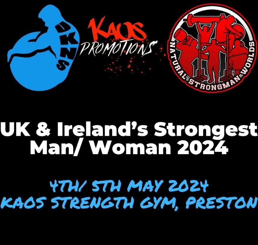 UK & Ireland's Natural Strongest Man\/Woman 2024
