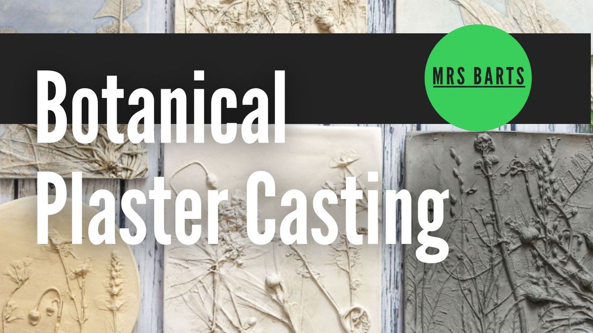 Botanical Relief Plaster Casting 