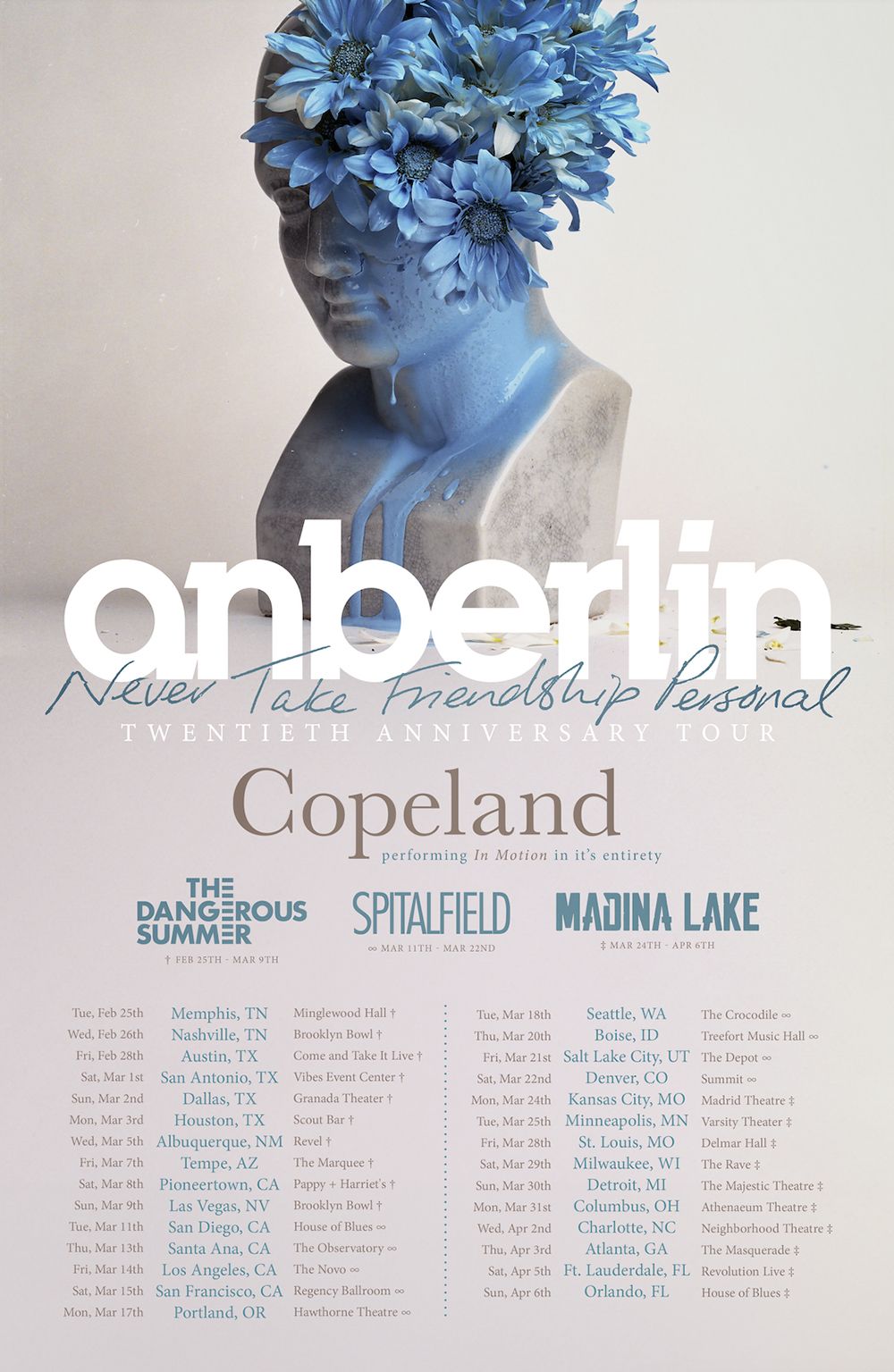 Anberlin at Majestic Theatre Detroit