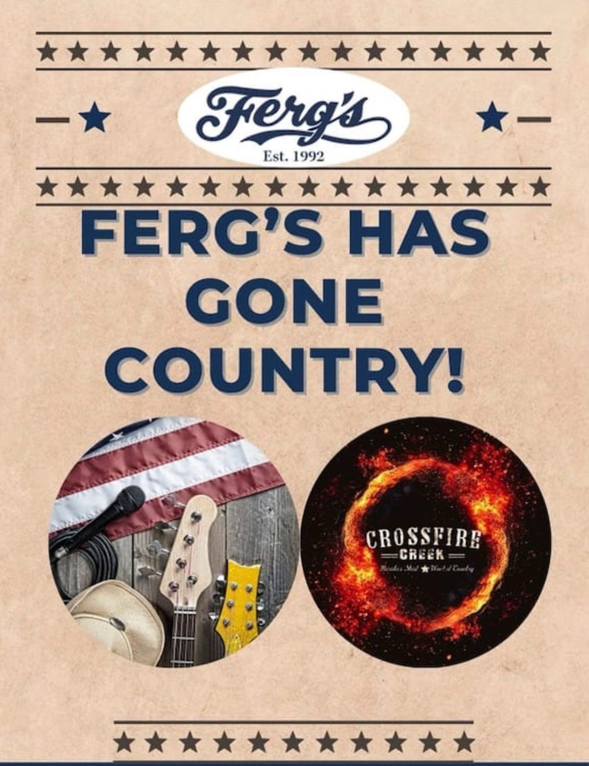 Ferg's Sports Bar | Crossfire Creek (New Country Band)