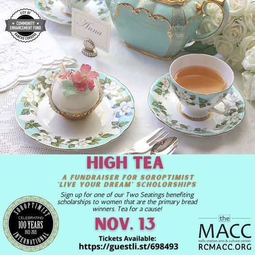 High Tea Fundraiser for the Soroptimist, pin10191 Mills Station Rd