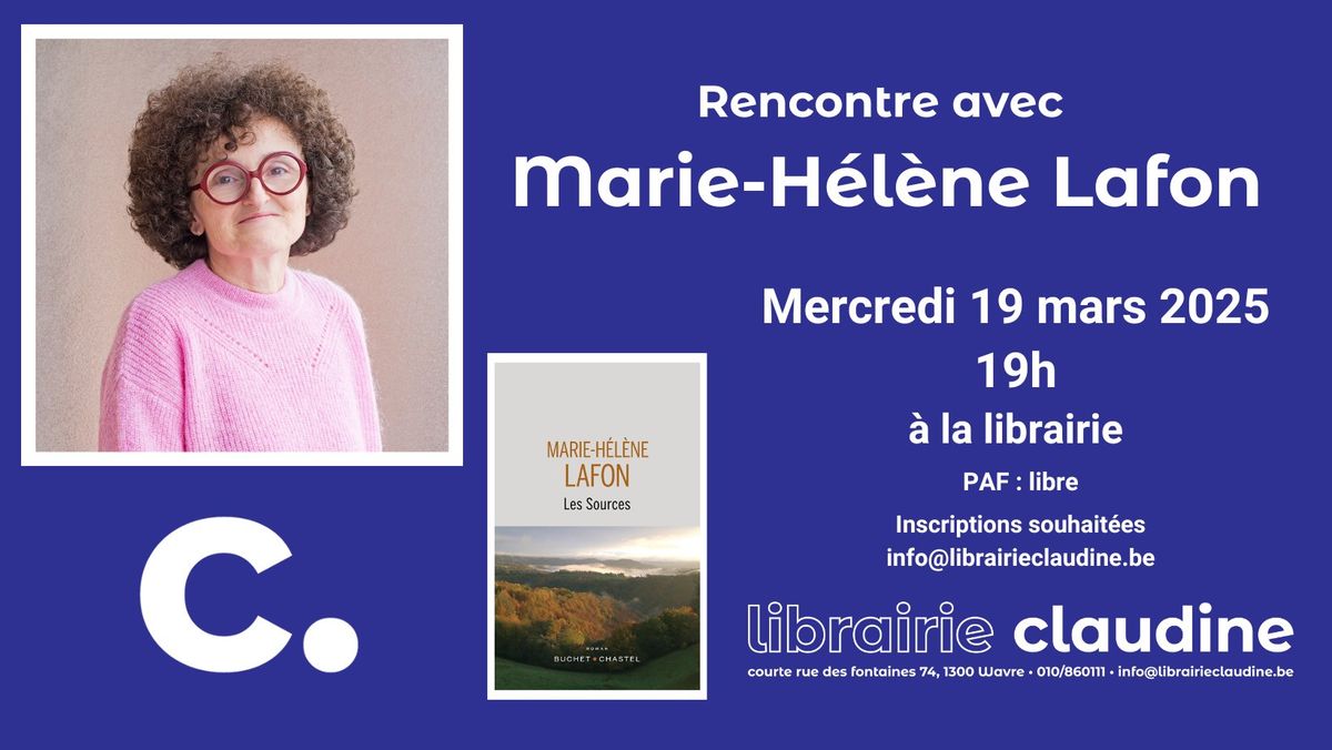 Rencontre - Marie-H\u00e9l\u00e8ne Lafon