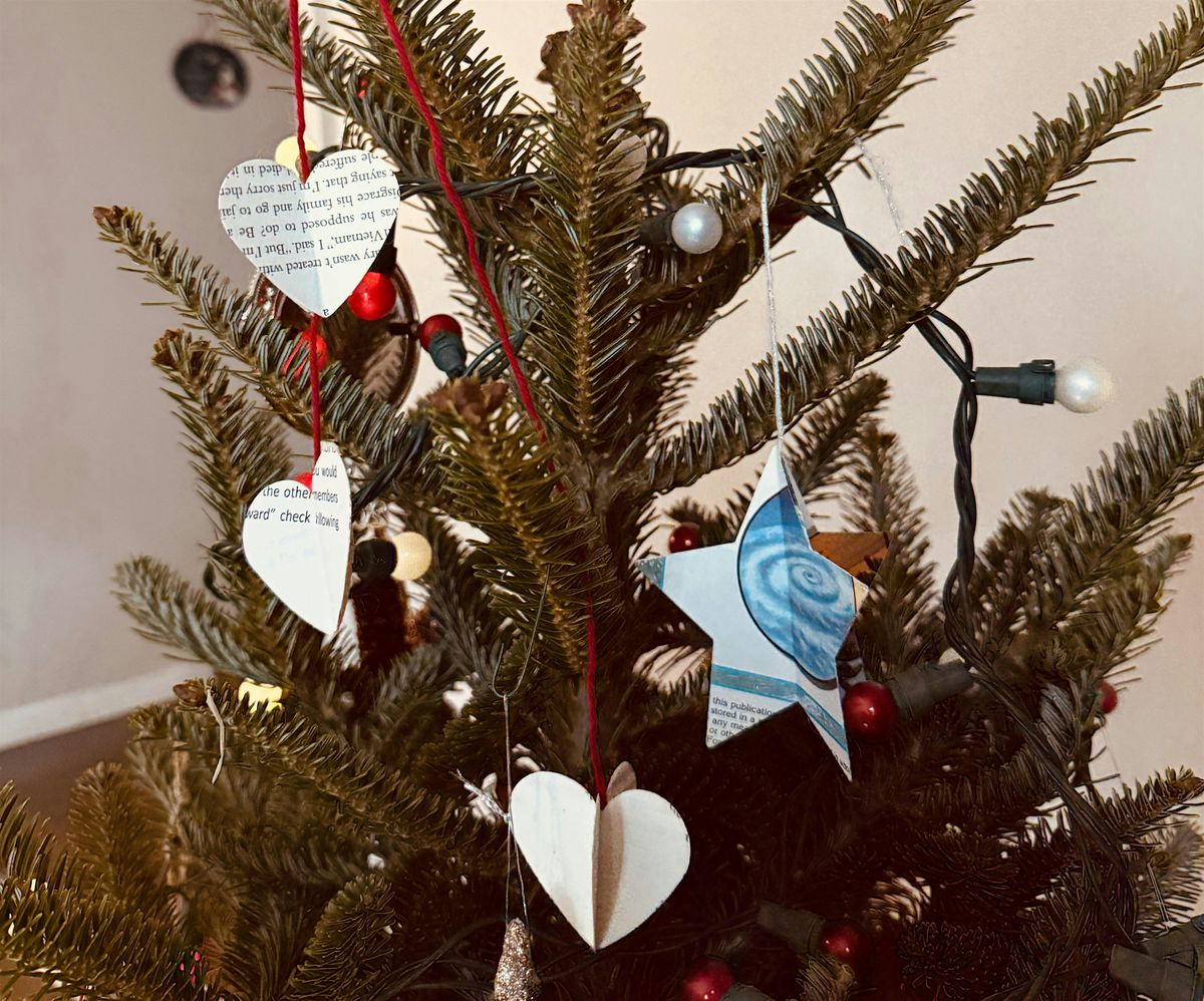 Paper Ornament & Altered Book Workshop with Turning the Page on Helene