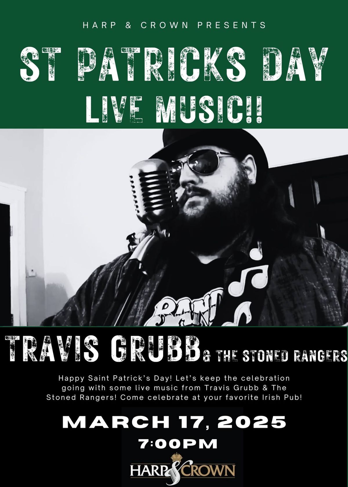 Travis Grubb - Saint Patrick\u2019s Day LIVE MUSIC